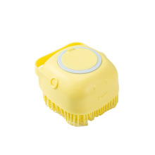 Silicone Dog Cat Bath Massage Brush Cleaning Brush